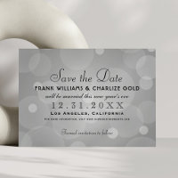 Chic Champagne Gris Platino Burbuja Boda