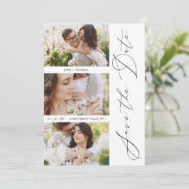 Reserva La Fecha Chic Romantic 3 Photos Wedding Trendy Engagement