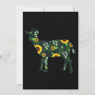 Reserva La Fecha Chica del girasol Floral Goat Kid Hawaii