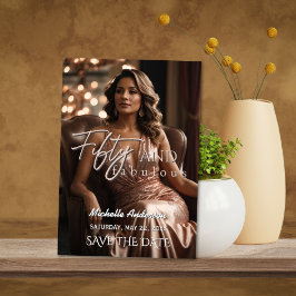 Reserva La Fecha Cincuenta y fabuloso cumpleaños número 50 Salven l