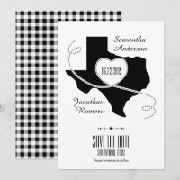 Cinta de curado de Texas negra salva la fecha