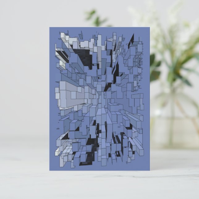 Reserva La Fecha Ciudad azul violeta (Anverso de pie)