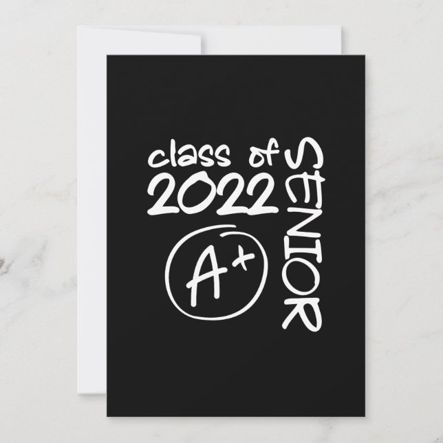 Reserva La Fecha Clase De Graduación A+ Superior De 2022 (Anverso)