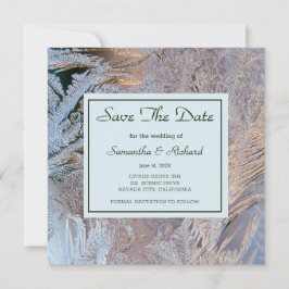 Reserva La Fecha Classy Frosted Save The Date