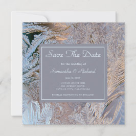 Reserva La Fecha Classy Frosted Save The Date