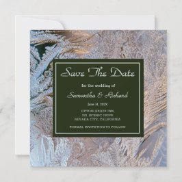 Reserva La Fecha Classy Frosted Save The Date