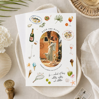 Reserva La Fecha Club de Verano Acuarela | Foto Personalizada