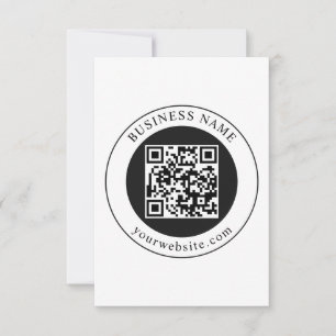 Reserva La Fecha Código QR con nombre de empresa editable