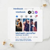 Código QR de Foto con Tema de Redes Sociales Moder