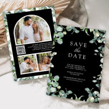 Código QR de Foto de Eucalipto Boda Negra