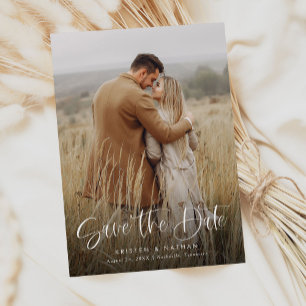 Reserva La Fecha Código QR elegante simple y moderno de caligrafía