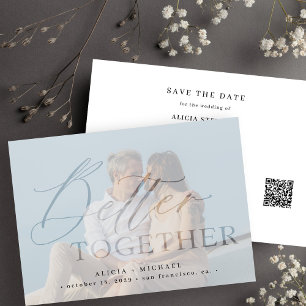 Reserva La Fecha CÓDIGO QR mejor juntos boda fotográfico de guiones