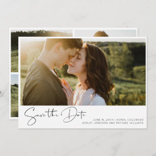 Reserva La Fecha Código QR Minimalista 5 Foto Compromiso moderno