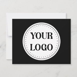 Reserva La Fecha Código QR negro elegante y elegante