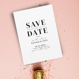 Reserva La Fecha Código QR para el sitio web blanco y negro de mono