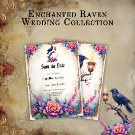 Reserva La Fecha Colección de Boda Cuervo Encantado 