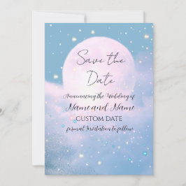 Reserva La Fecha Colección de bodas atmosféricas Moonlight Shimmer