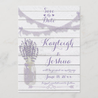 Reserva La Fecha Colección de lavanda y encaje