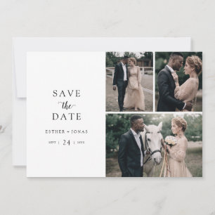 Reserva La Fecha Collage de fotos de guión de época 3 Guardar la fe