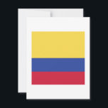 Reserva La Fecha Colombia Bandera Emblema<br><div class="desc">Diseño patriótico de regalos caseros colombianos. Recuerdos de Rótulo campestre. La Política Nacional Marca Presente. Presentación de símbolos patrios.</div>