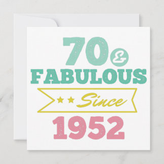 Reserva La Fecha colorful 70 and fabulous since 1952