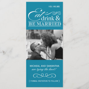 Reserva La Fecha Coma, bebe y cásate - Foto Guardar la fecha