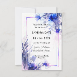 Reserva La Fecha Con código QR 💙 Cornflower Reverige