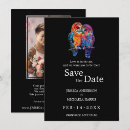 Reserva La Fecha 🌈 con foto boda de la Unidad Eterna LGBTQ