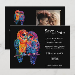 Reserva La Fecha 🌈 con foto boda de la Unidad Eterna LGBTQ