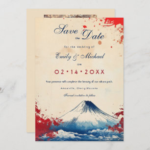 Reserva La Fecha Con foto de la armonía japonesa con Fuji