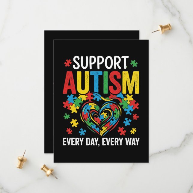 Reserva La Fecha Conciencia del autismo (Anverso/Reverso In Situ)