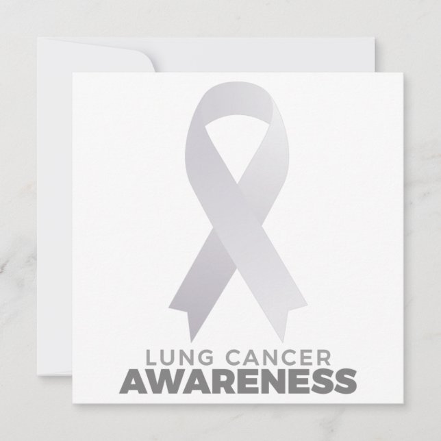 Reserva La Fecha Conciencia sobre el cáncer de pulmón (Anverso)