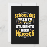 Conductor de bus escolar porque los estudiantes ne