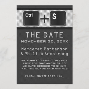 Reserva La Fecha Control de clave de equipo Guardar la fecha, gris