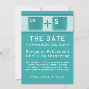 Reserva La Fecha Control de clave de equipo Guardar la fecha, Verde