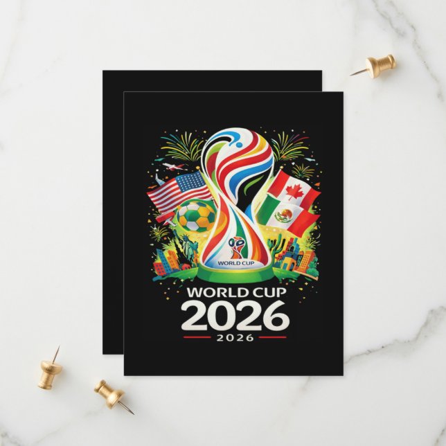 Reserva La Fecha Copa Mundial Torneo de Fútbol 2026 (Anverso/Reverso In Situ)