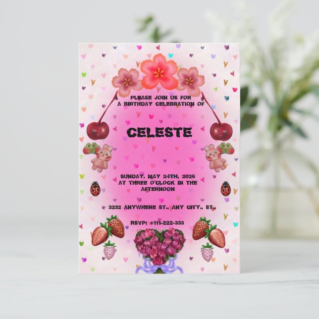 Reserva La Fecha Coqueta (Anverso de pie)