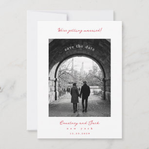 Reserva La Fecha Coral Save The Date de boda