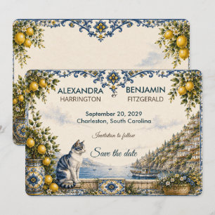 Reserva La Fecha Costa de Amalfi   Boda de azulejos italianos medit