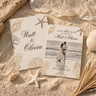 Reserva La Fecha Costa de Marfil Boda Costera Save the Date Editabl
