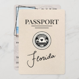 Reserva La Fecha Costa de Marfil - Florida Passport Save The Date