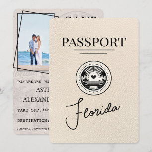 Reserva La Fecha Costa de Marfil - Florida Passport Save The Date