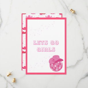 Reserva La Fecha Cowgirl Disco