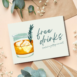 Reserva La Fecha Craft Cocktail Funny Free Bebe Photo Boda
