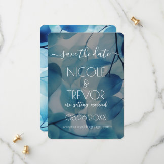 Reserva La Fecha Crea tu propia - Hojas de rayos X azules