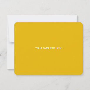 Reserva La Fecha Crea tu propio diseño personalizado amarillo