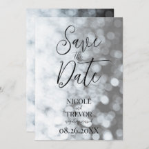Crea tu propio Personalizado B&W Ombre Bokeh