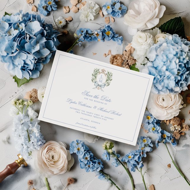 Reserva La Fecha Crest de hoja con lazo  (Subido por el creador)