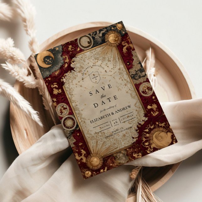 Reserva La Fecha Crimson Celestial Baroque Wedding (Subido por el creador)