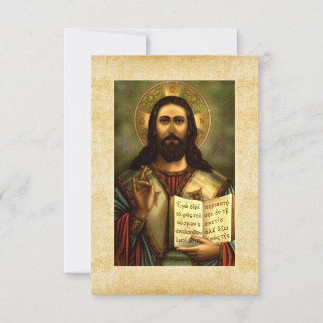 Reserva La Fecha Cristo con la Biblia (Anverso)